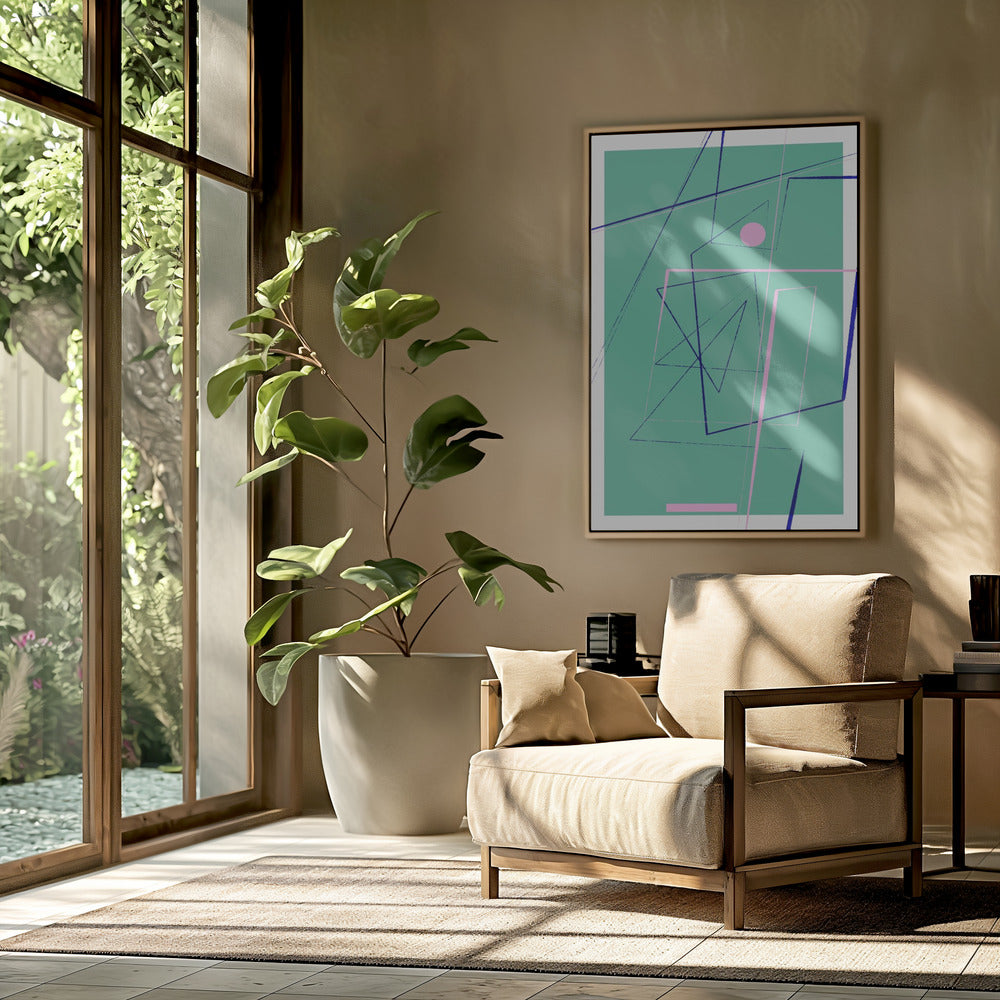 Angular Lines No24 Poster